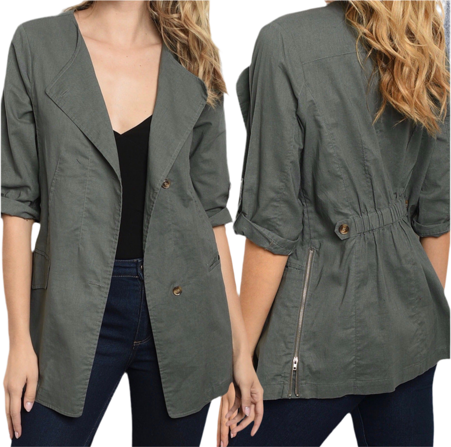 Women’s Green Utility Jacket