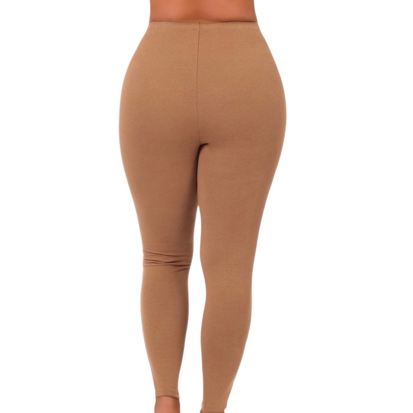 Plus Size Moto Stretch Cotton Leggings