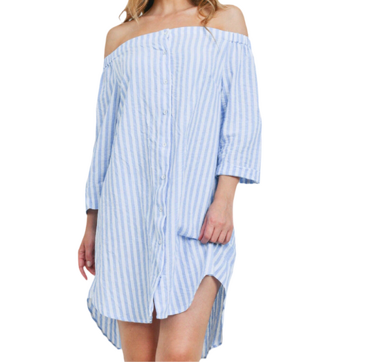 Cotton Shirt Dress